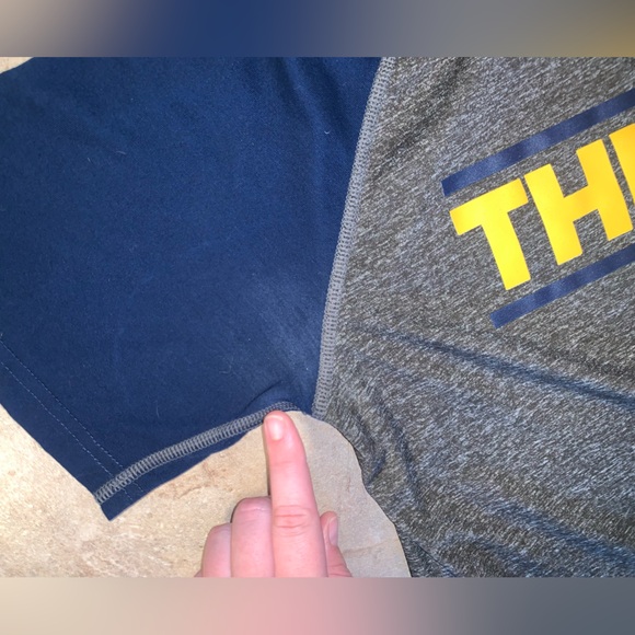 Adidas LA Galaxy This Is LA Athletic MLS Soccer Tee Mens Size L Gray and Navy - Picture 4 of 10